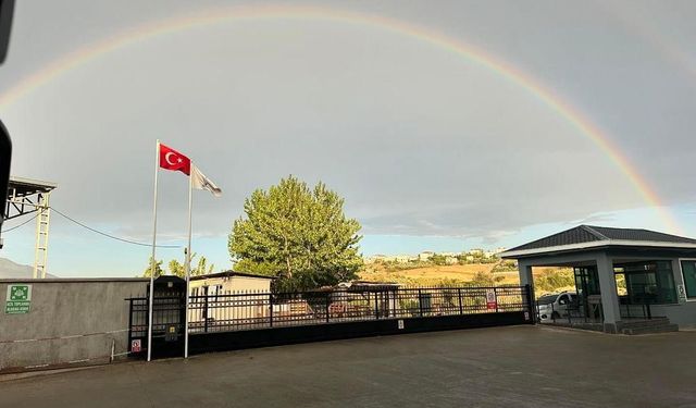 Kahramanmaraş'ta gökkuşağı şöleni!