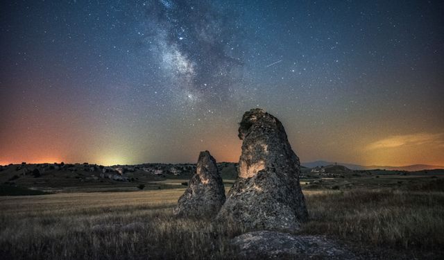 'Samanyolu' Eskişehir'de böyle fotoğraflandı