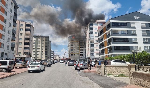 Alevler arasında korku dolu anlar