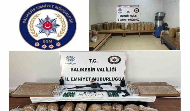 Balıkesir’de kaçak tütün operasyonu: 6 gözaltı