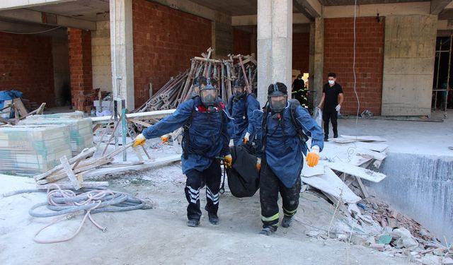 Amasya'da inşaatta ceset bulundu