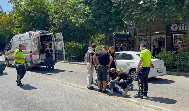 Eskişehir'de elektrikli bisiklet kazası!