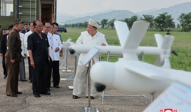 Kuzey Kore lideri Kim: "Daha fazla saldırı dronu üretmeliyiz"