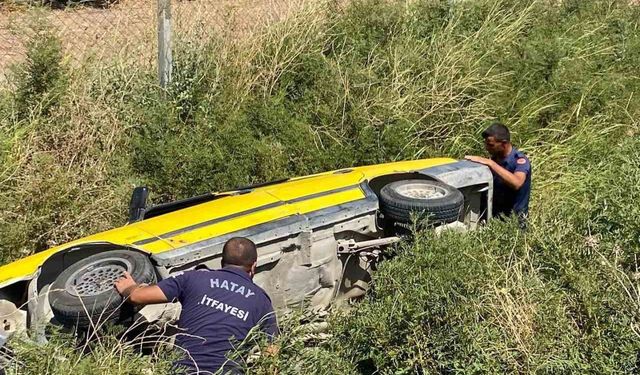 Antakya’da trafik kazası: 1 yaralı