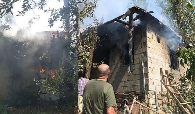 Hakkari’de korkutan yangın