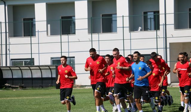 Eskişehirspor'da izin öncesi son idman