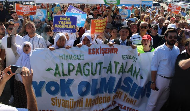 Eskişehir'de 'altın madeni' tepkisi