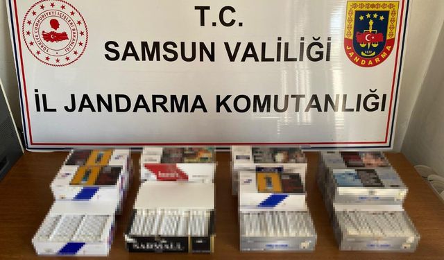 Jandarma ekiplerince makaron ele geçirildi