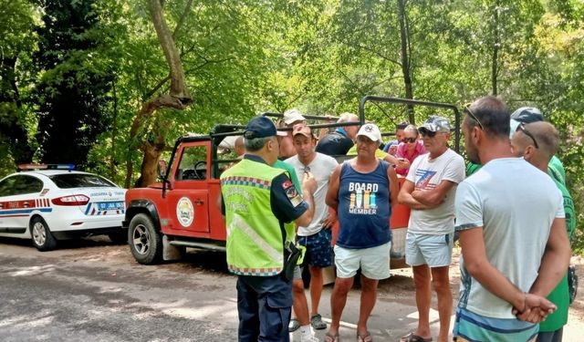 Safari araçlarına ceza yağdı