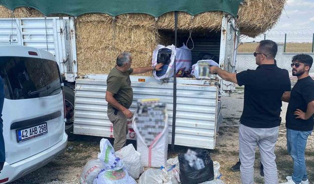 Saman balyalarının içinde kaçakçılık