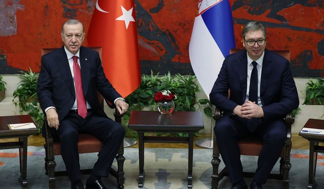 Erdoğan, Sırbistan Cumhurbaşkanı Vucic ile görüştü