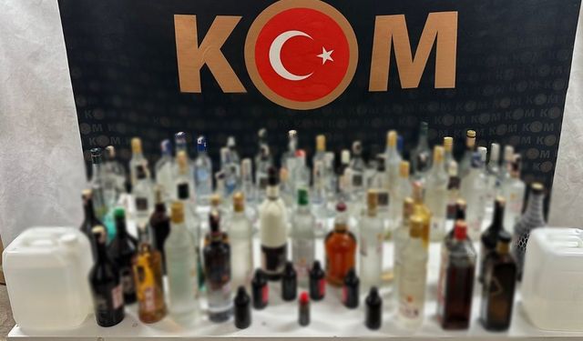 Eskişehir'de kaçak alkol operasyonu