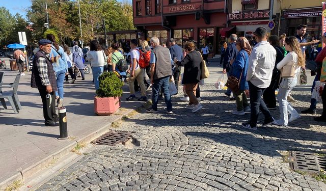 Eskişehir'in tarihi bölgesinde yoğunluk!