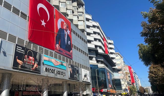 Eskişehir Türk Bayrakları ile donatıldı!