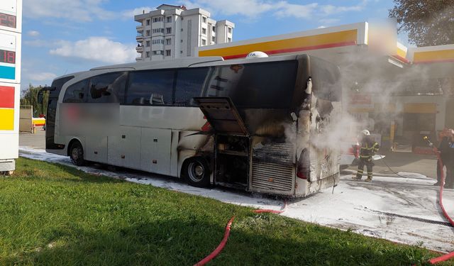 Eskişehir'den yola çıkan otobüste korku dolu anlar