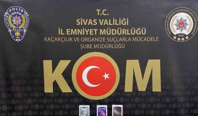 1 milyon TL değerinde kaçak telefon ele geçirildi