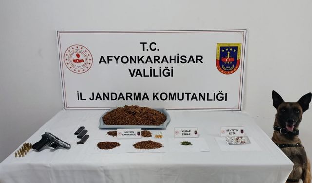 Afyonkarahisar'da uyuşturucu baskını