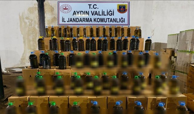 Aydın’da 6,5 ton sahte zeytinyağı ele geçirildi