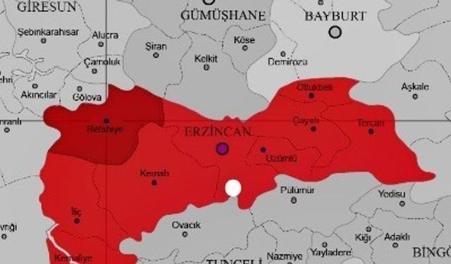 Erzincan’da 3,6 ve 2,7 büyüklüğünde iki deprem