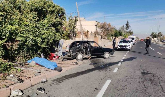 Kayseri’de kaza yapan otomobil perte çıktı: 1 ölü, 3 yaralı