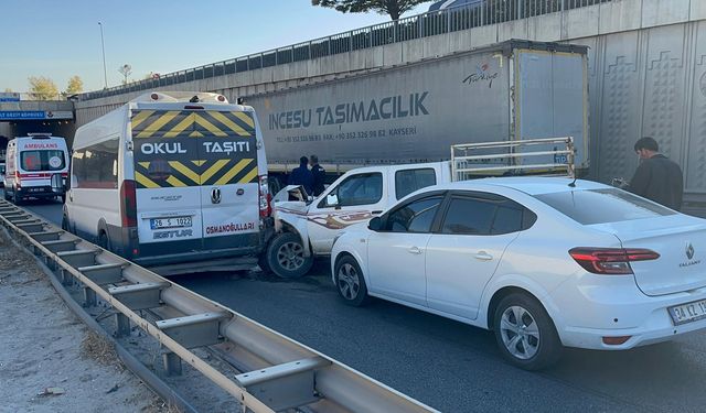 Eskişehir'de zincirleme trafik kazası!