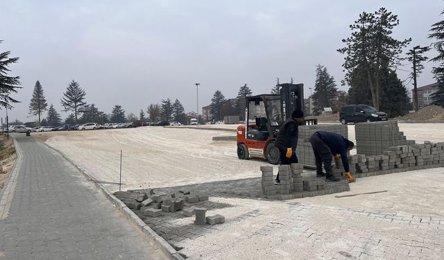 Eskişehir'in o hastanesinde otopark yenileniyor!