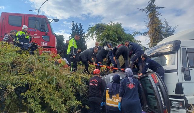 Yürekleri ağza getiren kaza