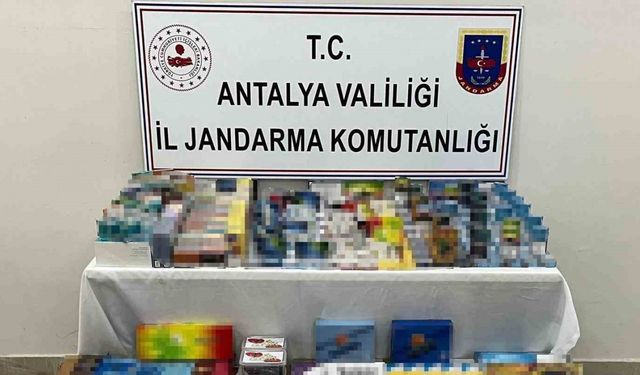 2 bin 132 paket kaçak sigara ve tütün ele geçirildi