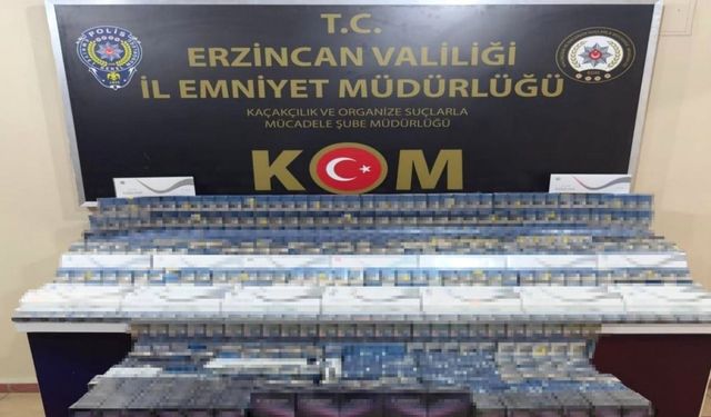 3873 paket kaçak sigara ele geçirildi