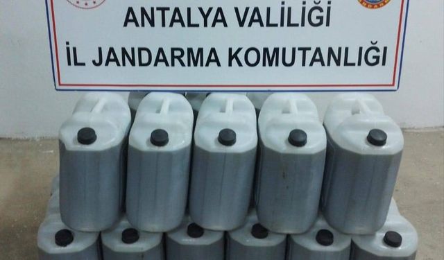 6 bin litre sahte zeytinyağı ele geçirildi