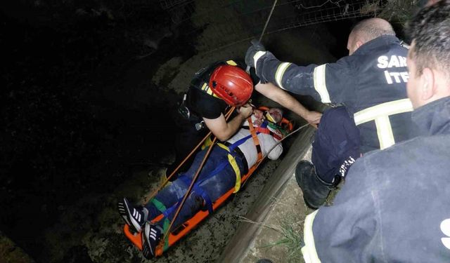 Dereye uçan otomobilde can pazarı: 1 ölü, 1 yaralı