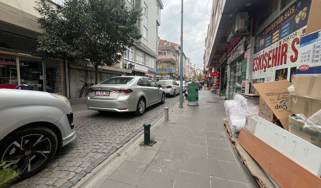 Eskişehir'deki o sokak otoparka döndü