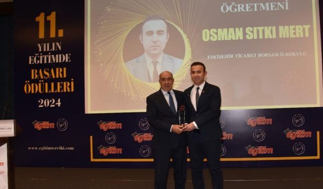 Osman Öğretmen'den bir başarı daha