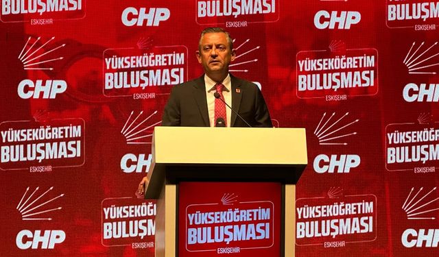 CHP Genel Başkanı Özel Eskişehir'de konuştu