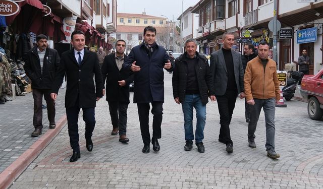 Demokrat Parti Genel Başkanı Uysal Sivrihisar'da