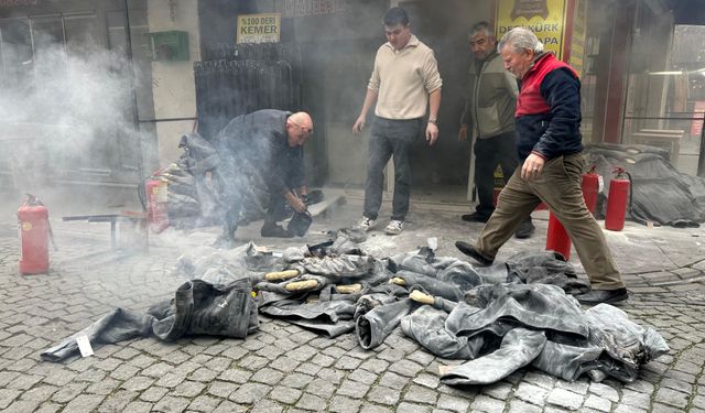 Eskişehir Hamamyolu Caddesi'nde yangın paniği!