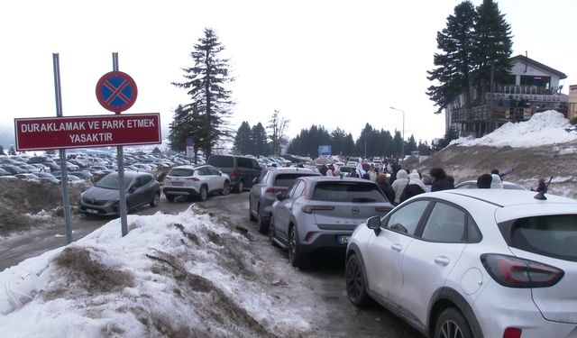 Sömestr öncesi otopark kaosu