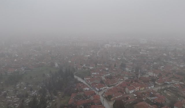 Eskişehirliler güne yoğun sisle uyandı!