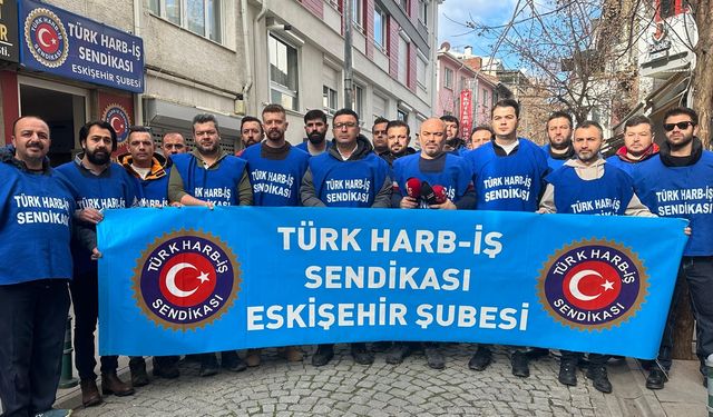 Eskişehir'de işçilerin maaş isyanı!