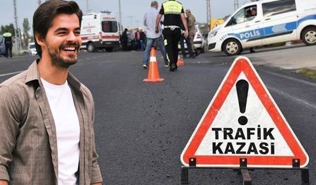 Ünlü oyuncu Eskişehir'de trafik kazası geçirdi