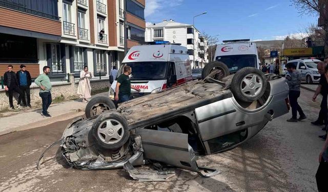 Trafik kazası: 2 yaralı