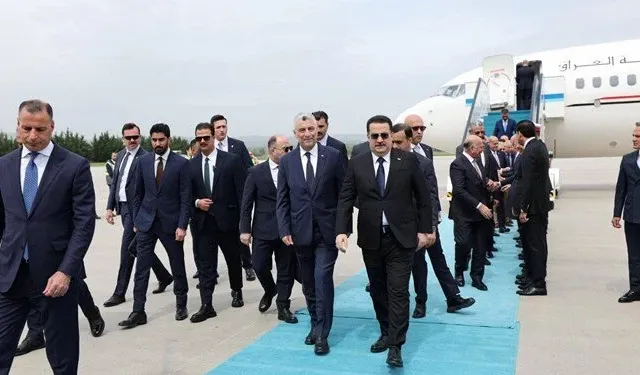 Irak Başkanı Sudani Türkiye'ye geldi
