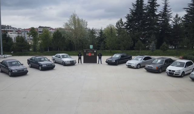 Eskişehir’de 'Change' operasyonu: 9 otomobil ele geçirildi