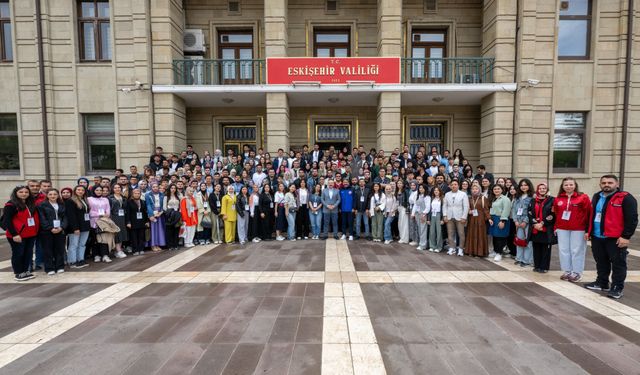 8 farklı ülkeden Eskişehir'e geldiler...