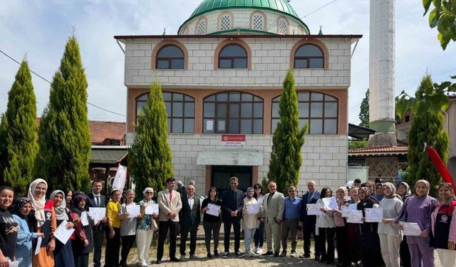 35 kadın seracılık belgesi aldı