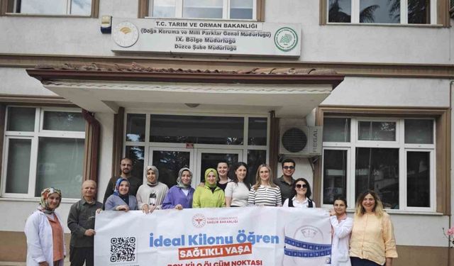 Çalışanların boyunu kilosunu ölçtüler