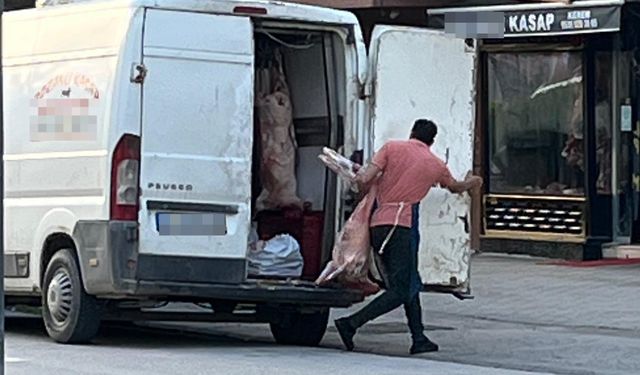 Eskişehir'de 'sıfır hijyen' dedirten görüntü