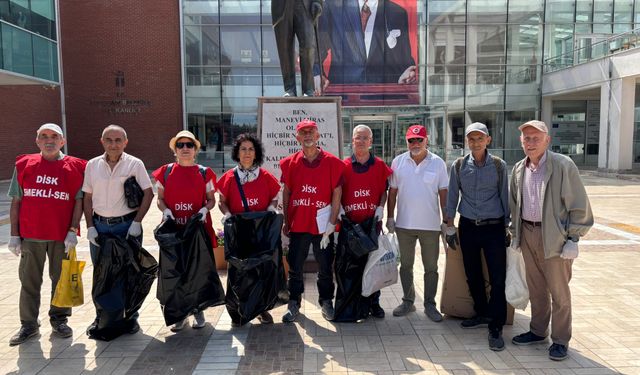 Eskişehir'de çevre temizliği yaptılar