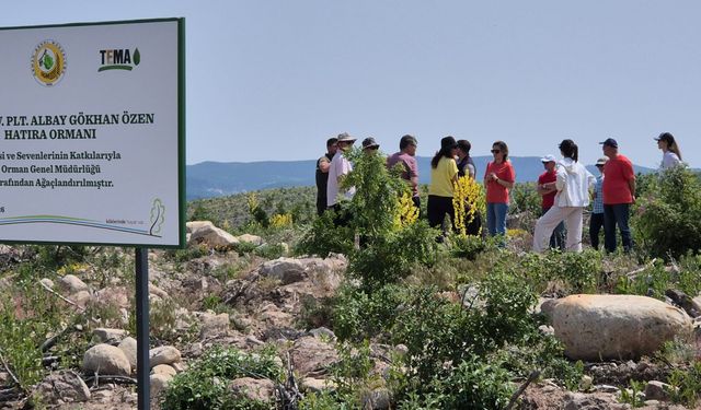 Şehit Pilotun adı Seyitgazi'de hatıra ormanında yaşayacak
