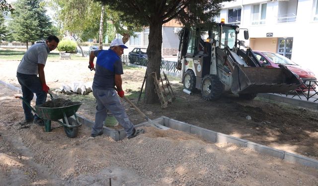 Odunpazarı'nda o park yenileniyor...